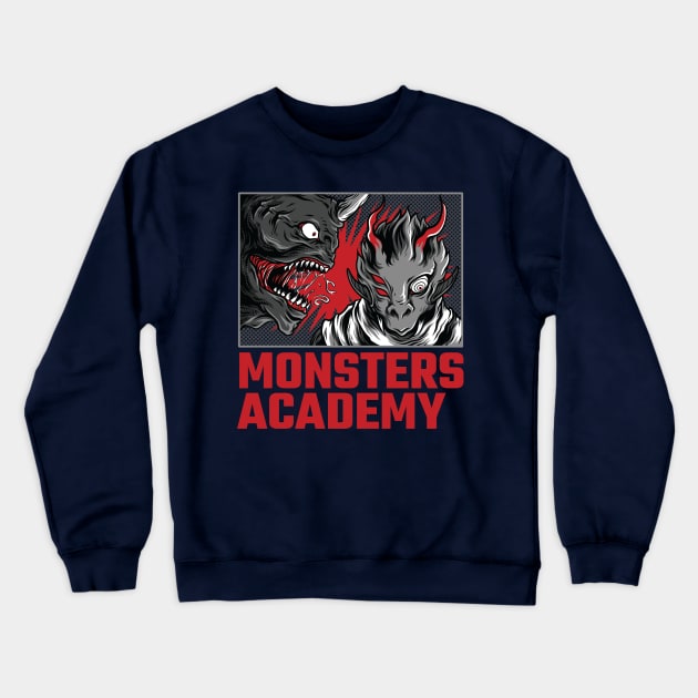 Monsters Academy Crewneck Sweatshirt by Stellart